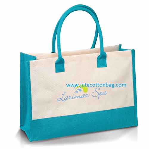 Cotton Canvas Promotional Tote Shopping Bags - Wholesale